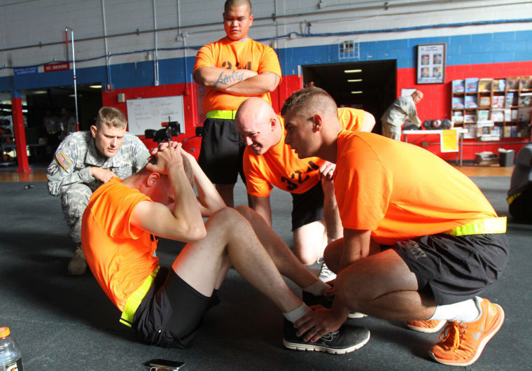 Resilient situps